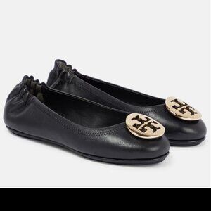 Tory Burch Minnie Black Flats - Foldable Size 9.5